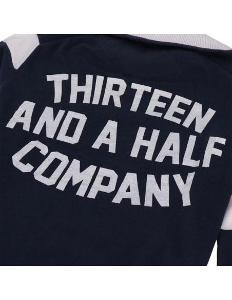 Sweat-shirt 13 1/2 Outlaw Navy | Style biker 100% coton