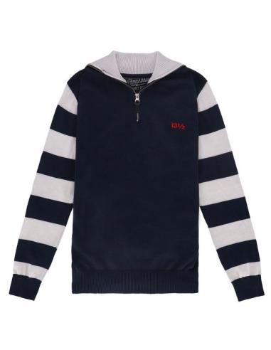 Sweater 13 1/2 Outlaw Navy | Estilo biker 100% algodón