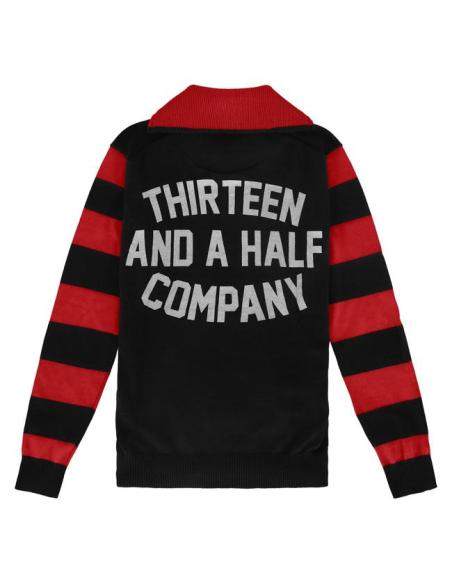 Sweater 13 1/2 Outlaw Black/Red | Estilo biker auténtico