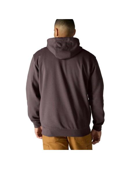 Carhartt Felpa con Cappuccio Logo Dark Sepia | Comfort Resistente