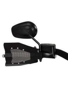 Burly Brand Titan Hand Guards Nero | Protezione custom frizione a cavo 2