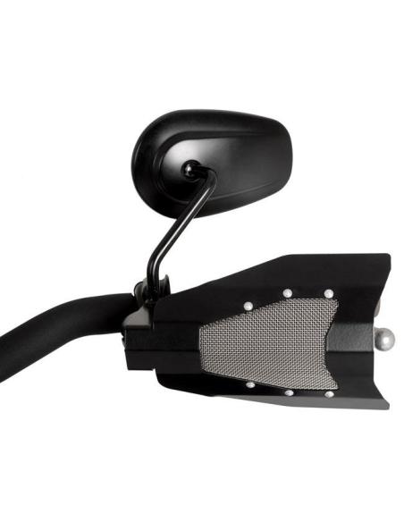 Burly Brand Titan Hand Guards Nero | Protezione custom frizione a cavo