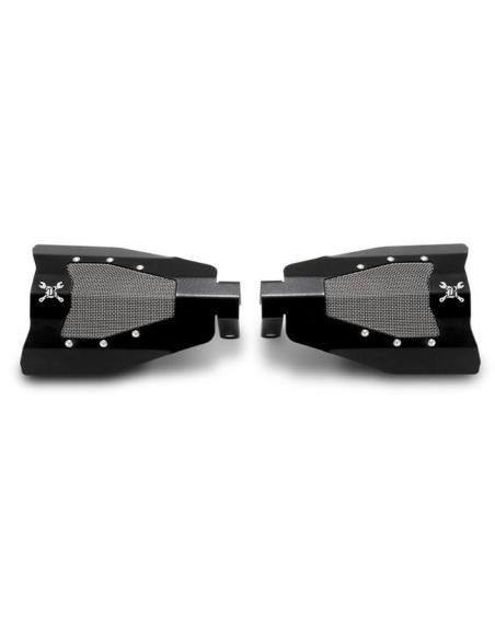 Burly Brand Titan Hand Guards Nero | Protezione custom frizione a cavo