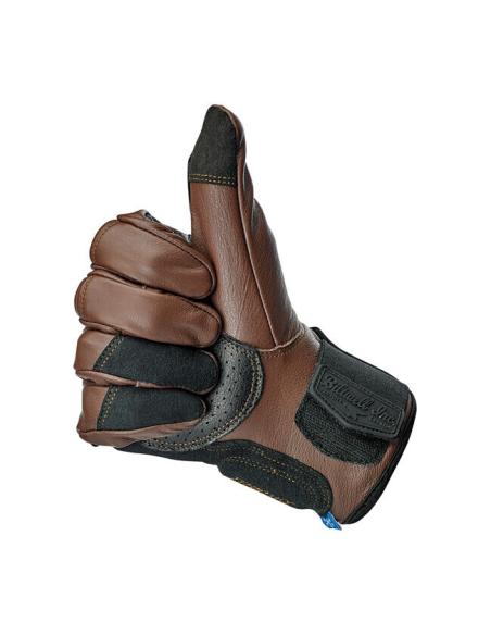 BILTWELL LUVA BELDEN CHOCOLATE - APROVADO