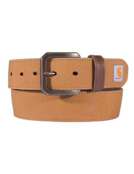 Carhartt Canvas Duck Belt Brown | Cinturón resistente con estilo