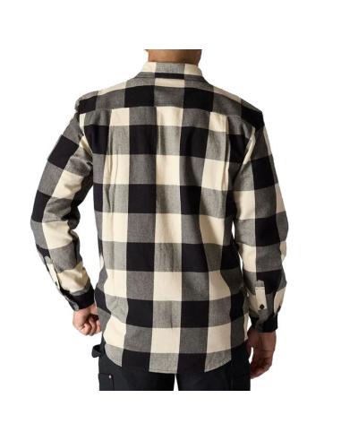 Camisa Carhartt Oat Milk | Franela gruesa biker 100% algodón