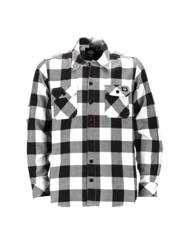 Camisa Dickies Sacramento Black | Franela workwear clásica