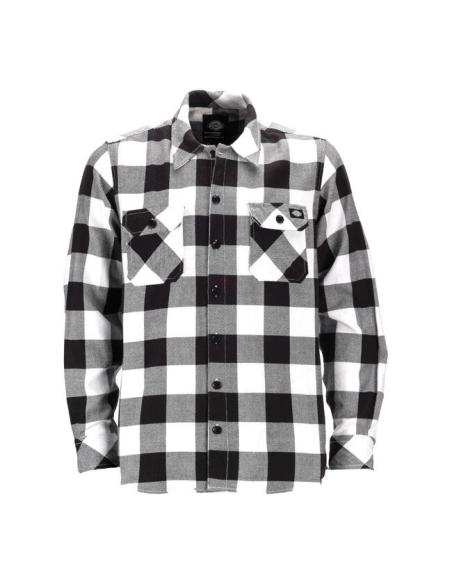Camisa Dickies Sacramento Black | Franela workwear clásica