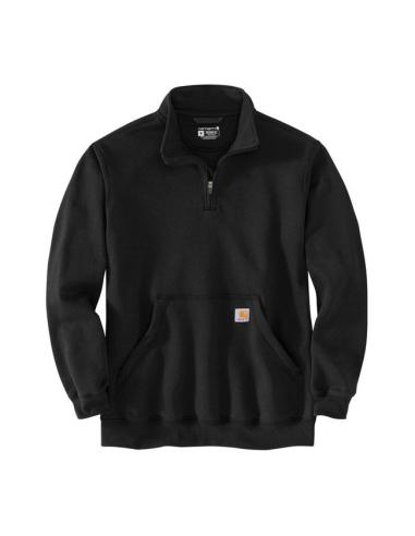 Carhartt Quarter-Zip Sweatshirt Black | Sweatshirt 1/4 de fecho