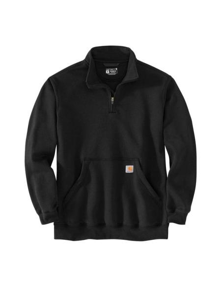 Carhartt Quarter-Zip Sweatshirt Black | Sweatshirt 1/4 de fecho