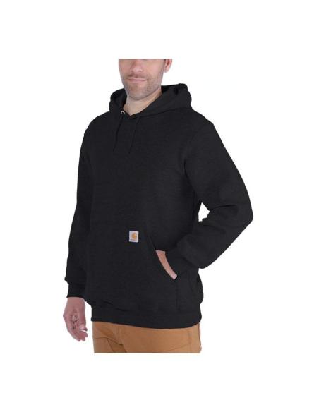Carhartt Hoodie Black | Felpa con cappuccio resistente