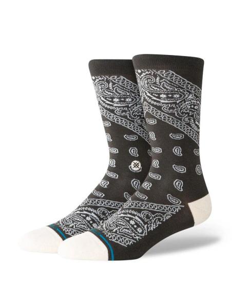 Purchase Stance Barrio Crew Socks Washed Black at a Discount Price