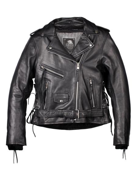 Comprar Casaco Mulher Cruzada AAA Moto | Pele Feminina com Proteções CE