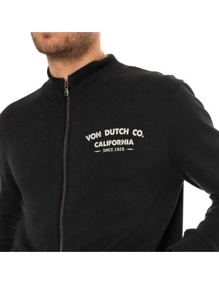 Von Dutch Flavo Jacket Black | Blouson biker urbain