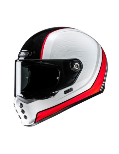 Acquista Casco Neo Retro Hjc V10 honu bianco nero e rosso a prezzo scontato