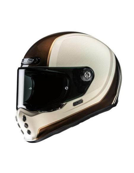 Comprar Capacete Neo Retro Hjc V10 honu bege e marrom a preço promocional