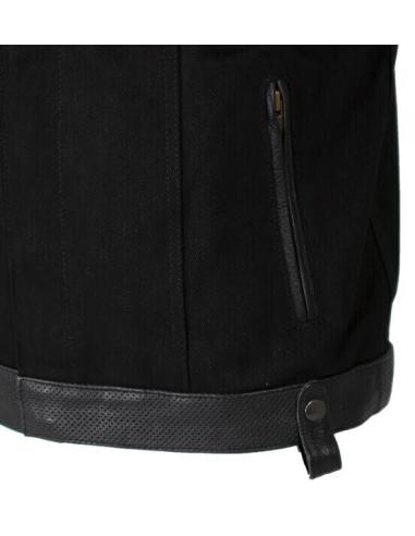 El Canalla Pack – Denim & Leather Vest + Road Rash + Leg Bag | Iguana Custom