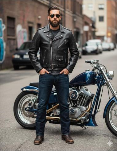 Pack Rocker & Chester – Chaqueta AAA + Chaleco + Bolsa | Iguana Custom