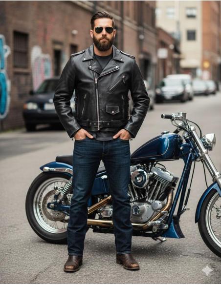 Pack Rocker & Chester – Veste AAA + Gilet + Sacoche | Iguana Custom