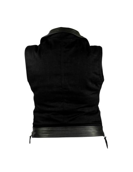Pack Cruzada Mulher AAA + Colete Denim & Pele + Skull and Roses | Iguana Custom