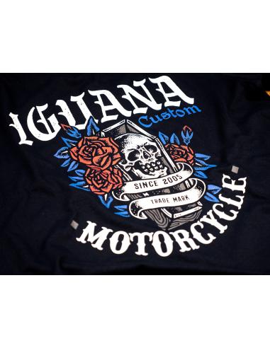 Pack Cruzada Mulher AAA + Colete Denim & Pele + Skull and Roses | Iguana Custom