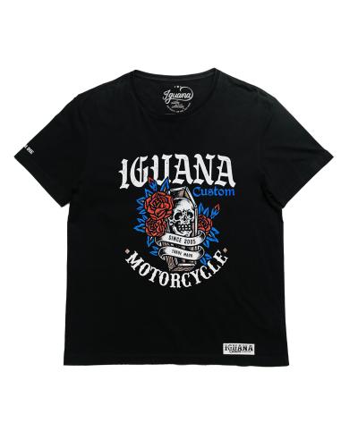 Pack Cruzada Mulher AAA + Colete Denim & Pele + Skull and Roses | Iguana Custom