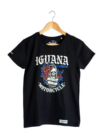 Pack Cruzada Mulher AAA + Colete Denim & Pele + Skull and Roses | Iguana Custom