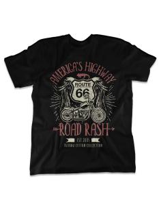 Comprar Camiseta Manga Corta Negra "Road Rash" Iguana Custom Collection a precio de oferta 2