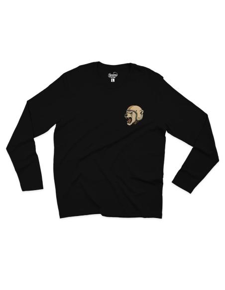 T-shirt à manches longues Ride Wild Ours Polaire – Biker Style Iguana Custom