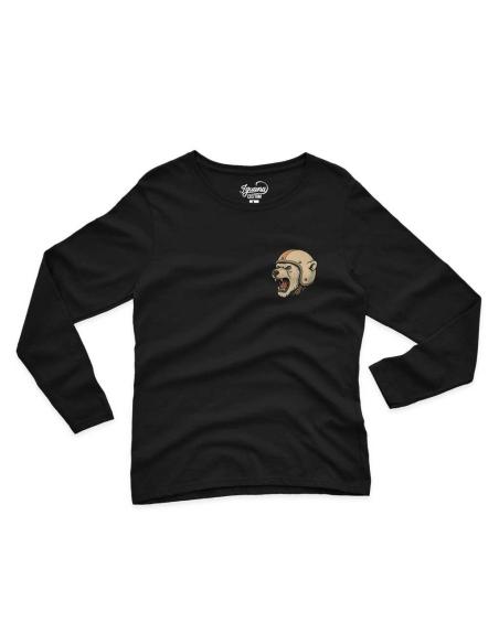 Camiseta mujer Ride Wild Oso Polar – Estilo biker entallado