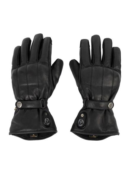 Classic Leather Heated Motorcycle Gloves – CE Approved | Iguana Custom