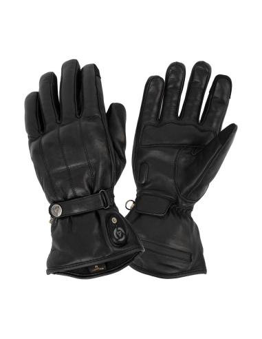 Classic Leather Heated Motorcycle Gloves – CE Approved | Iguana Custom