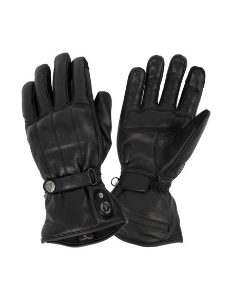 Classic Leather Heated Motorcycle Gloves – CE Approved | Iguana Custom