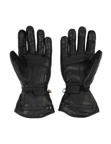 Classic Leather Heated Motorcycle Gloves – CE Approved | Iguana Custom