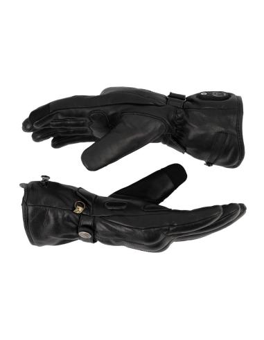 Classic Leather Heated Motorcycle Gloves – CE Approved | Iguana Custom