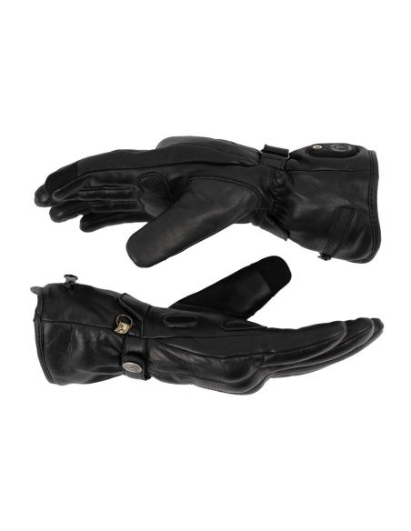 Classic Leather Heated Motorcycle Gloves – CE Approved | Iguana Custom