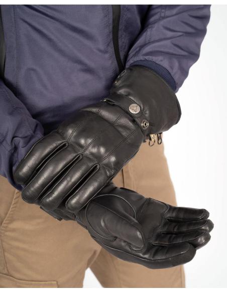 Classic Leather Heated Motorcycle Gloves – CE Approved | Iguana Custom