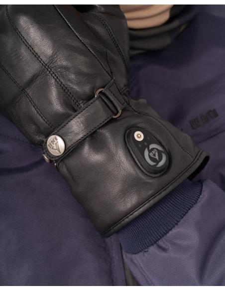 Classic Leather Heated Motorcycle Gloves – CE Approved | Iguana Custom