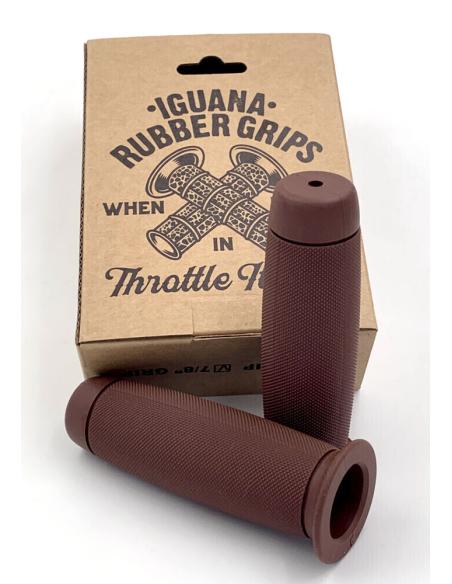 PUNHOS DE BORRACHA DE OBUS DE CHOCOLATE - 22MM - ICC