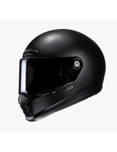 Pacchetto Casco HJC V10 Nero Opaco + Visiera Fumè HJ-41 | Iguana Custom 2