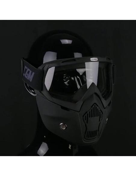 Pack Casco G02X + Máscara + Chaleco Chester | Iguana Custom
