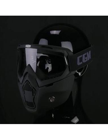 Pacchetto Casco G02X + Maschera + Gilet Chester | Iguana Custom