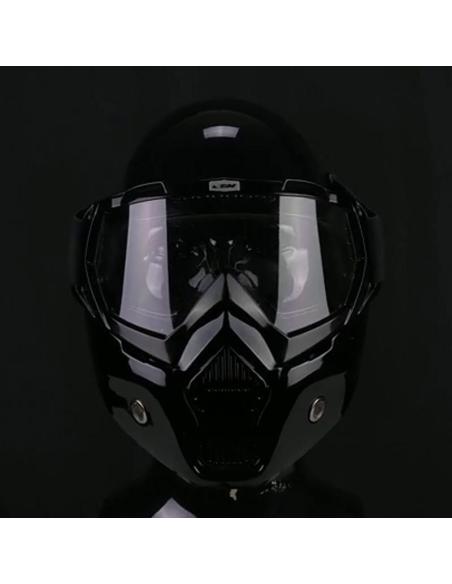 Pack Casco G02X + Máscara + Chaleco Chester | Iguana Custom