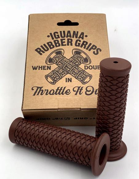 RUBBER FISTS IGUANASKIN CHOCOLATE-25MM-ICC