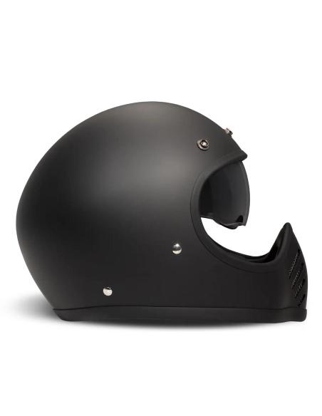 Casque DMD SeventySeven Matte Black | Rétro & ECE 22.06