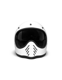 Capacete DMD SeventySeven branco brilhante | Retro & ECE 22.06 2