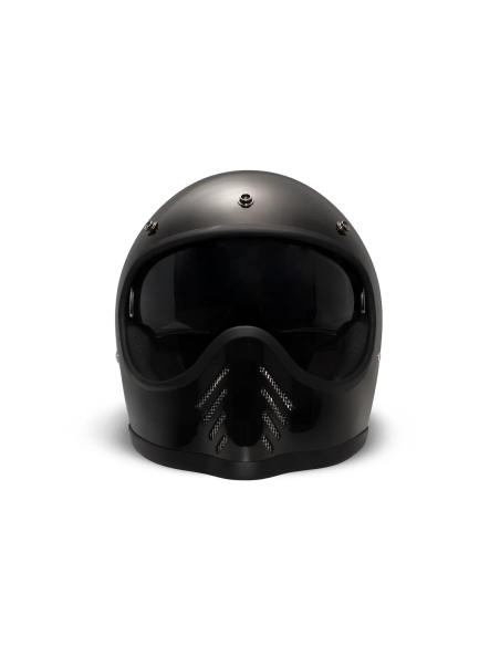 Casque DMD SeventySeven noir brillant | Rétro & ECE 22.06