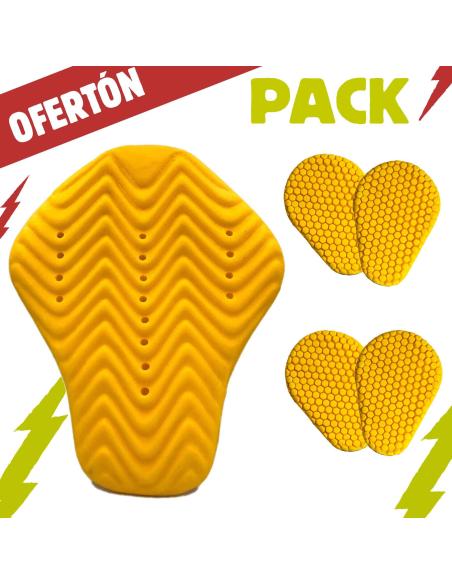 Pack Dorsale Niveau 2 + Protections Nid d'Abeille | Iguana Custom