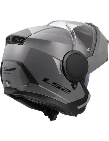 Buy LS2 FF902 Scope II Modular Helmet Glossy Nardo Gray – Versatility and Safety for Any Adventure at a Discounted Price