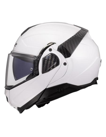 Comprar Capacete Modular Ls2 Ff910 Advant II branco brilhante – Segurança, Conforto E Versatilidade a preço promocional